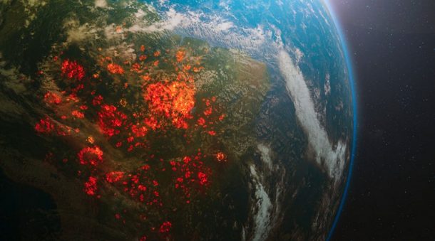amazon on fire