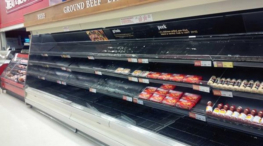 ground beef in supermarkets
