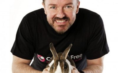 Ricky Gervais saves 10 000 bunnies from slaughter