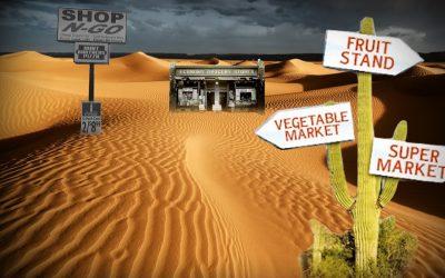 Food deserts are a barrier to accessing healthy and sustainable food