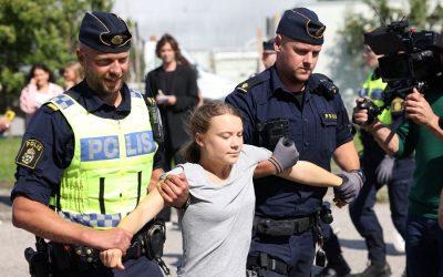 Greta Thunberg dragged to court over climate protest
