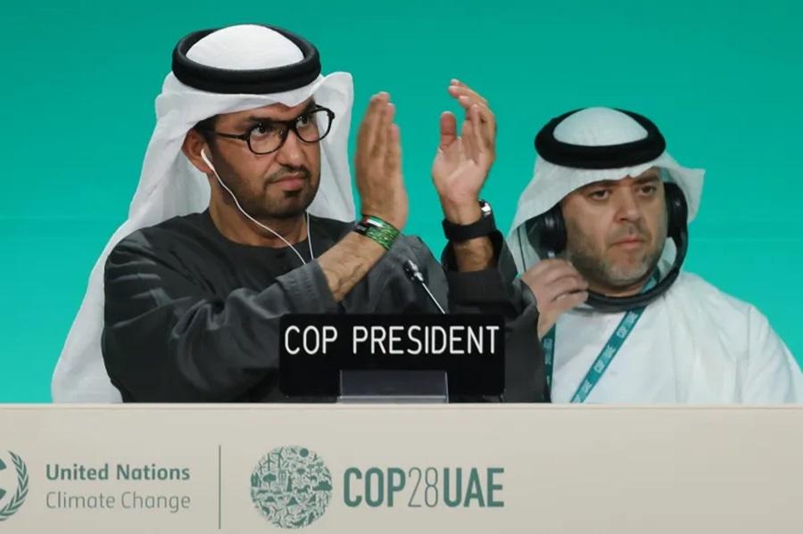 COP28 head tries to defend climate denialist comments
