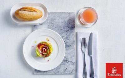 Emirates airline now offers nearly 500 plant-based meals