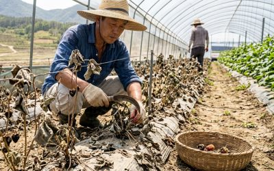 Heatwave sweeps across Asia destroying crops and livestock