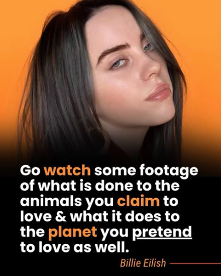 BillieEilish_Footage AACC GretaVegan